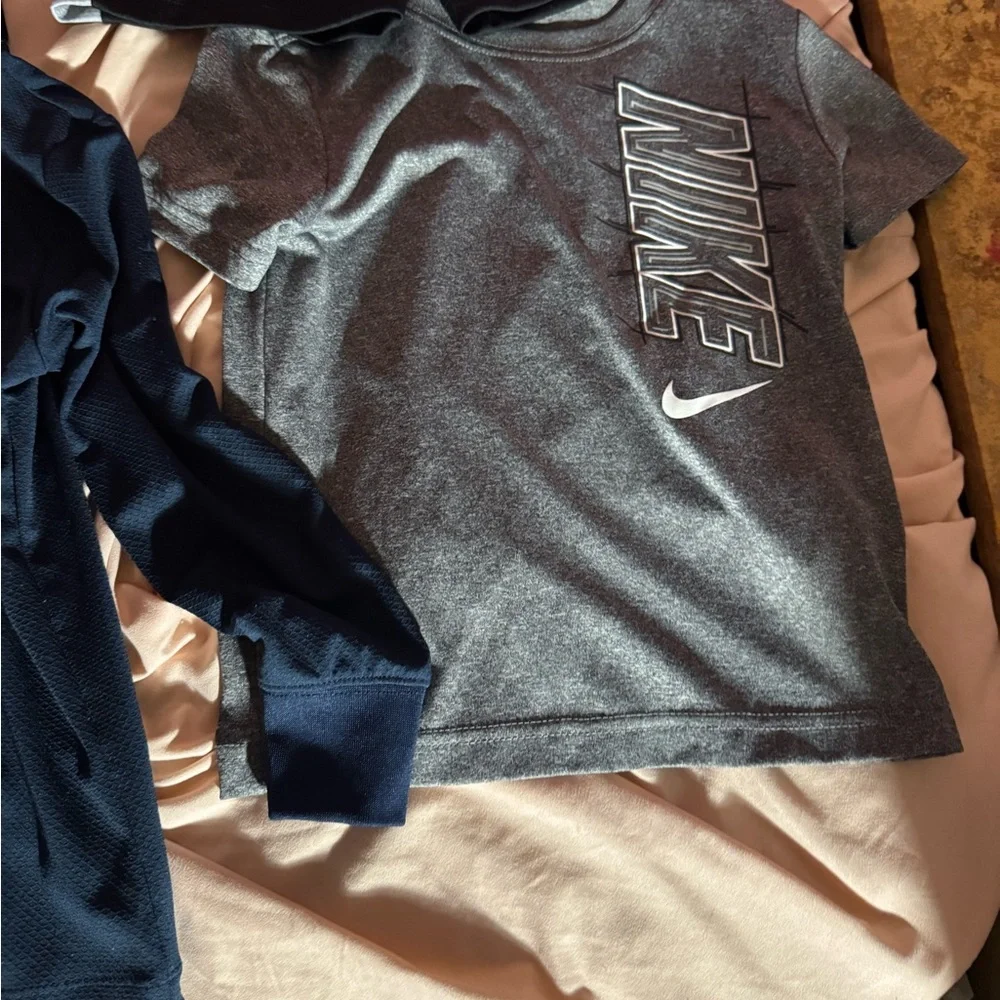 Nike Kids' Navy and Gray Sweatshirt Set